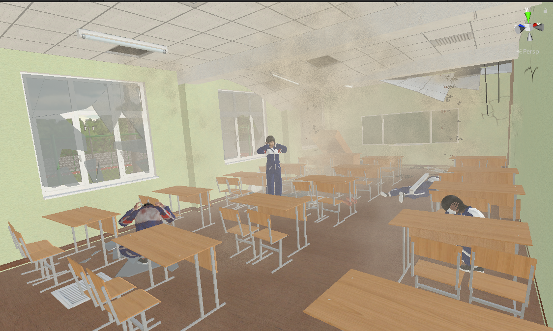 VR地震逃生体验系统