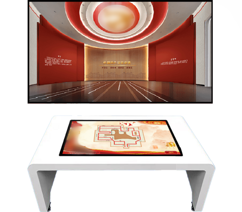 AR智慧党建沙盘 党建vr一体机 数字党建互动魔屏