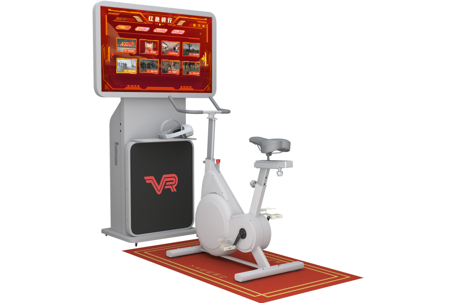 VR红色骑行_VR党史漫游浏览系统_VR党建展厅单车骑行