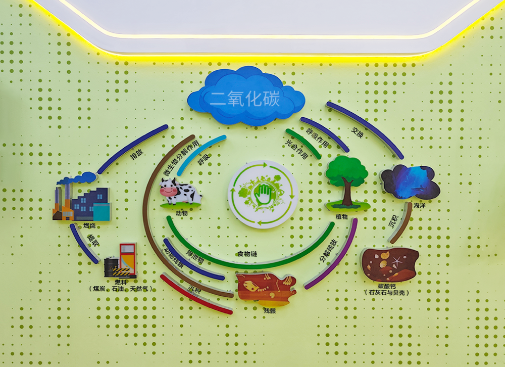 低碳环保互动装置_碳循环互动演示系统_垃圾分类互动系统