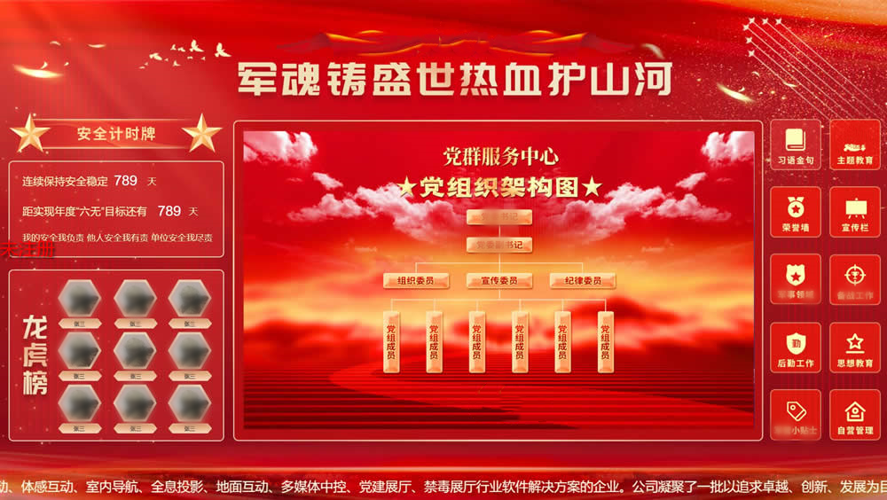 智慧军营信息视窗系统 军营信息文化动态视窗展示软件.png