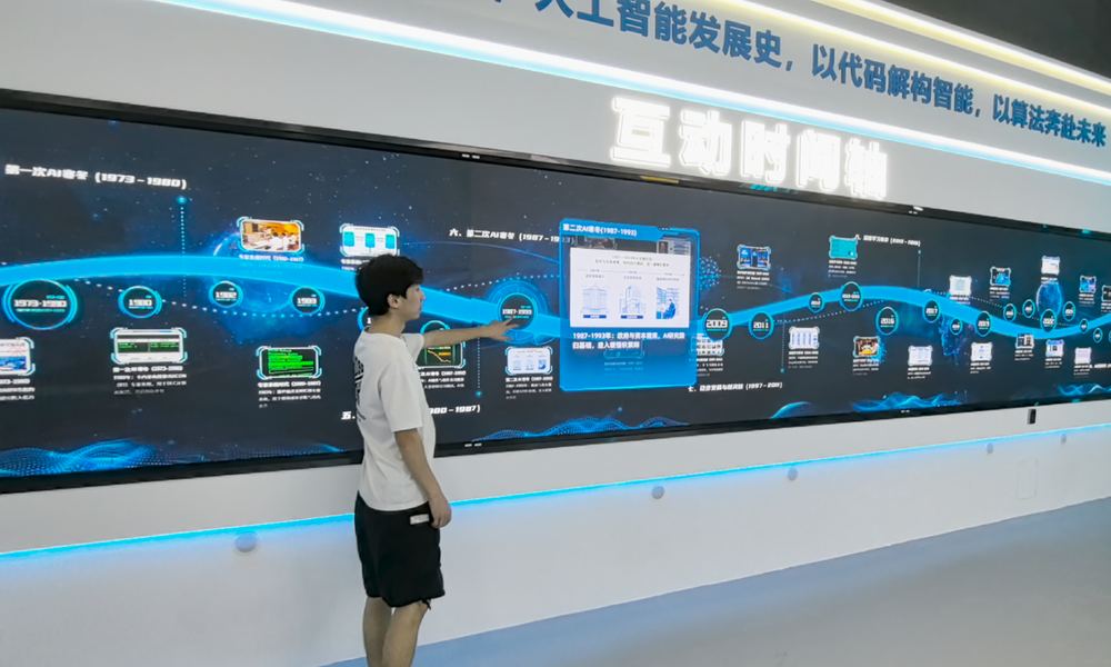 大事记时间轴软件|企业文化展厅发展史软件|大屏互动时间轴软件