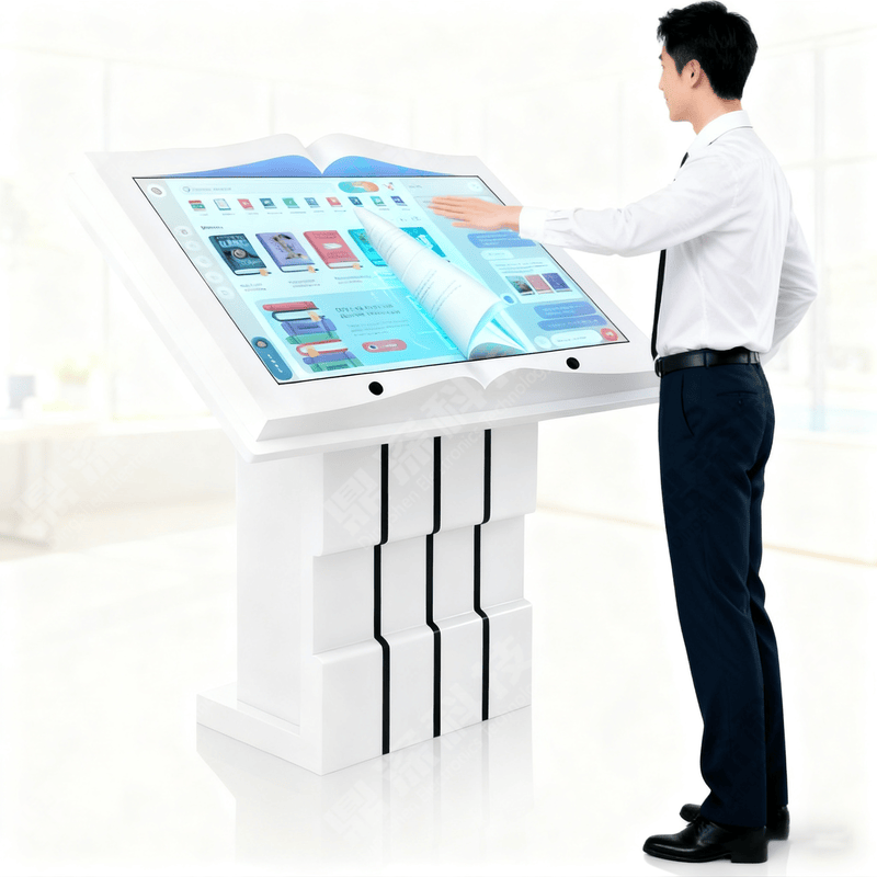 虚拟翻书系统互动展示场景