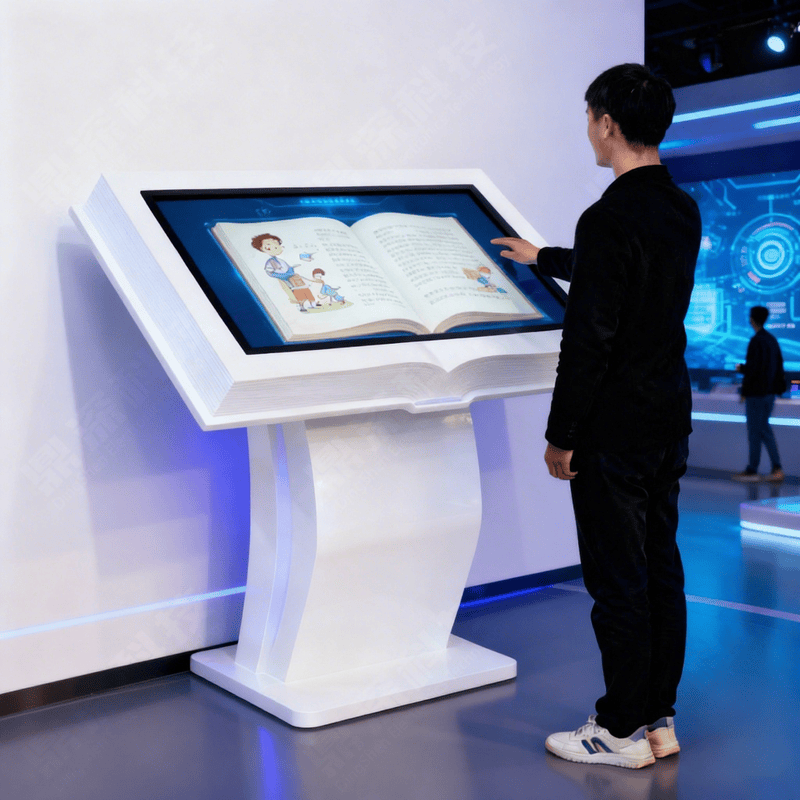 电子翻书一体机互动展示场景