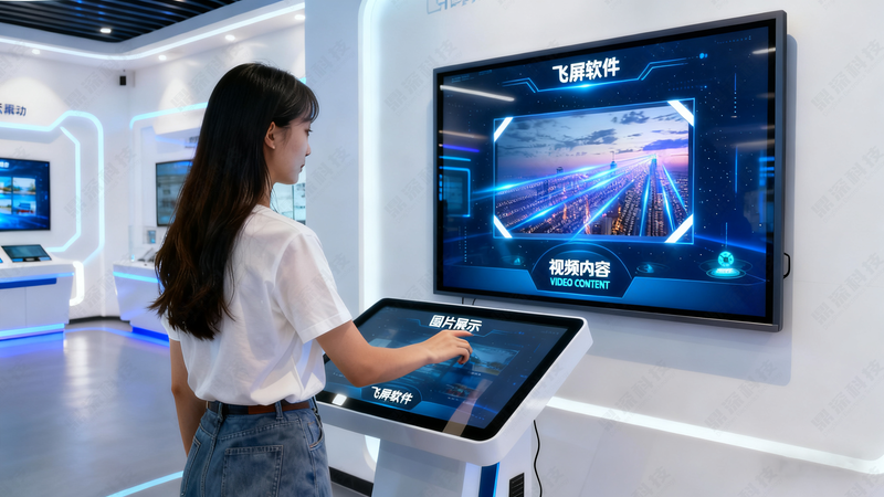 隔空飞屏软件|触控飞屏演示系统|展厅多屏联动软件 隔空飞屏软件|触控飞屏演示系统|展厅多屏联动软件